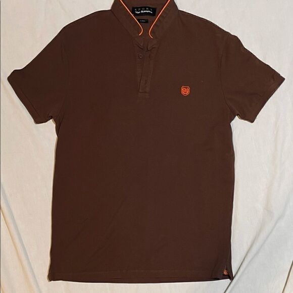 The Kooples SPORT Brown pique polo by Sport small - Picture 2 of 8